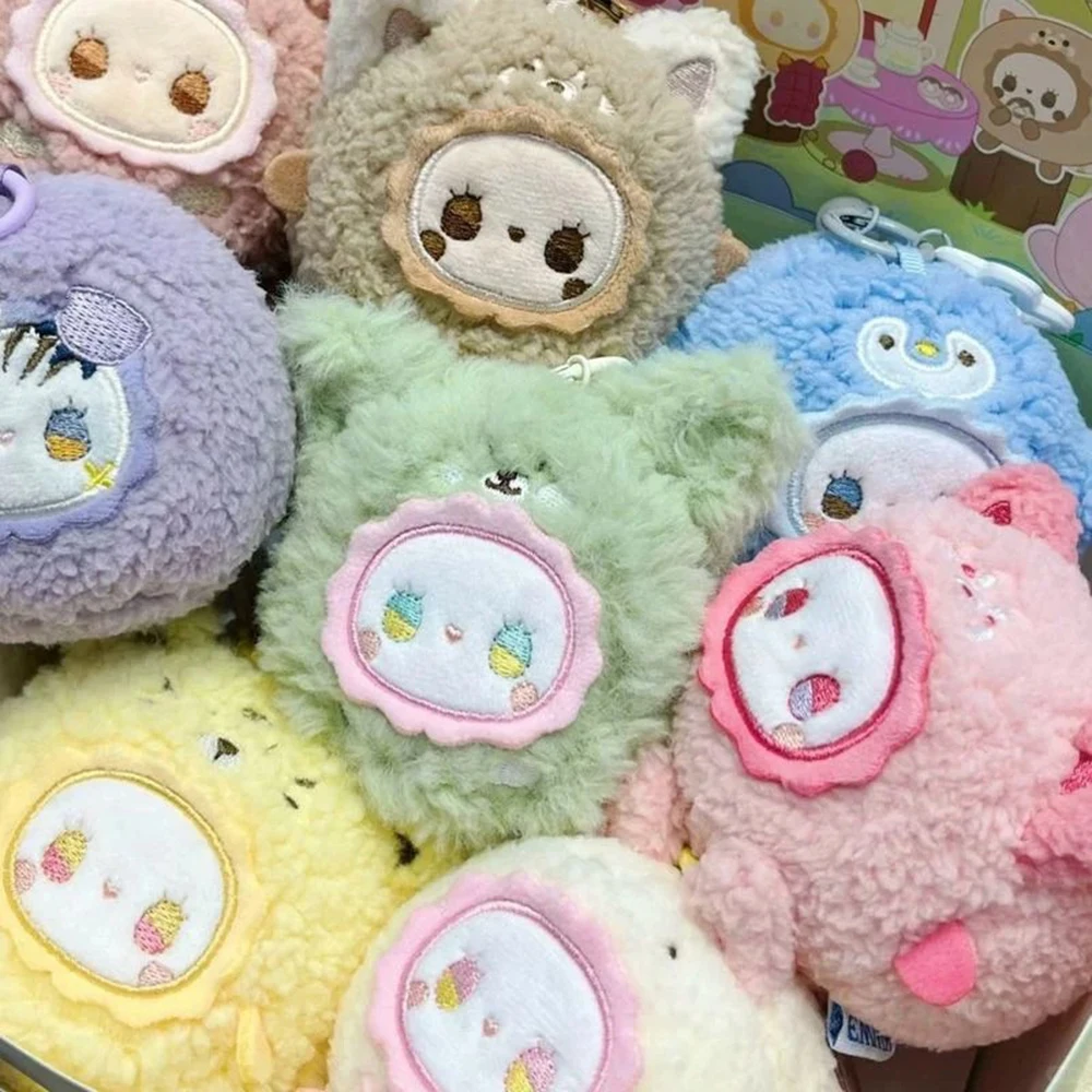 Emma Tuantuan Rua Rua Zoo سلسلة أفخم صندوق أعمى دمية قلادة لعبة لينة للفتيات مفاجأة شنطة هدايا قلادة العصرية تحصيل