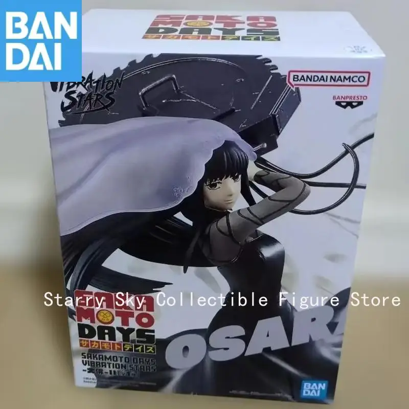 

Genuine Bandai Namco Banpresto Sakamoto Days Vibration Stars Osaragi II Original Anime Figure Model Collector Figurine Toys Gift
