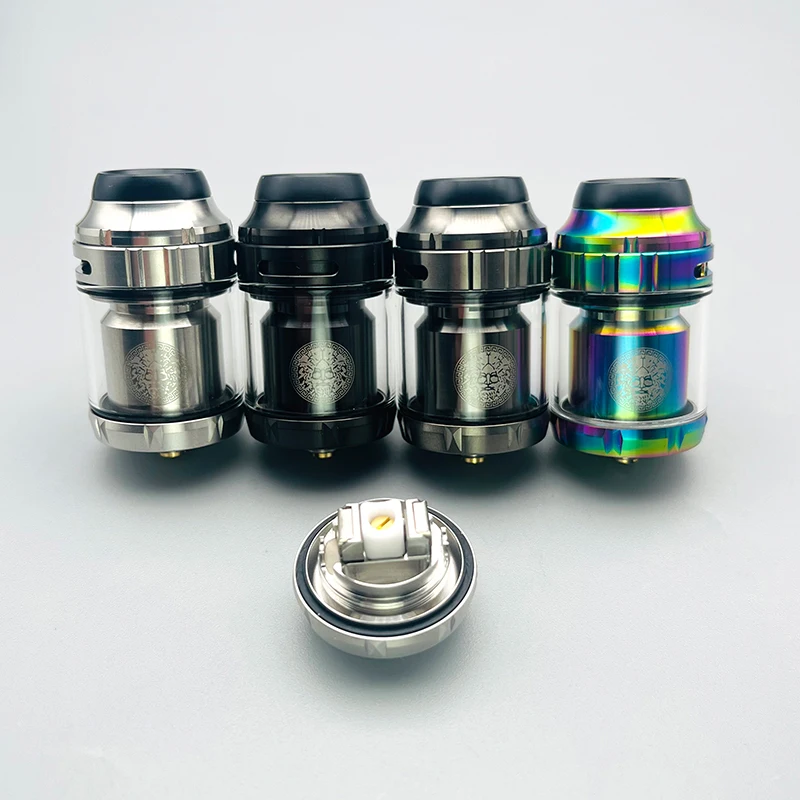 DSX Zeus X RTA Zeus X Mesh RTA Tank Atomizer 3.5ml/4.5ml 25mm Ni80 Dual Coil With Mesh Deck Rebuildable Tank Vaporizer