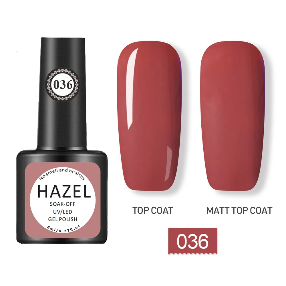 طقم جل أظافر احترافي سعة 8 مل مع معطف علوي أساسي لفن الأظافر بالأشعة فوق البنفسجية LED