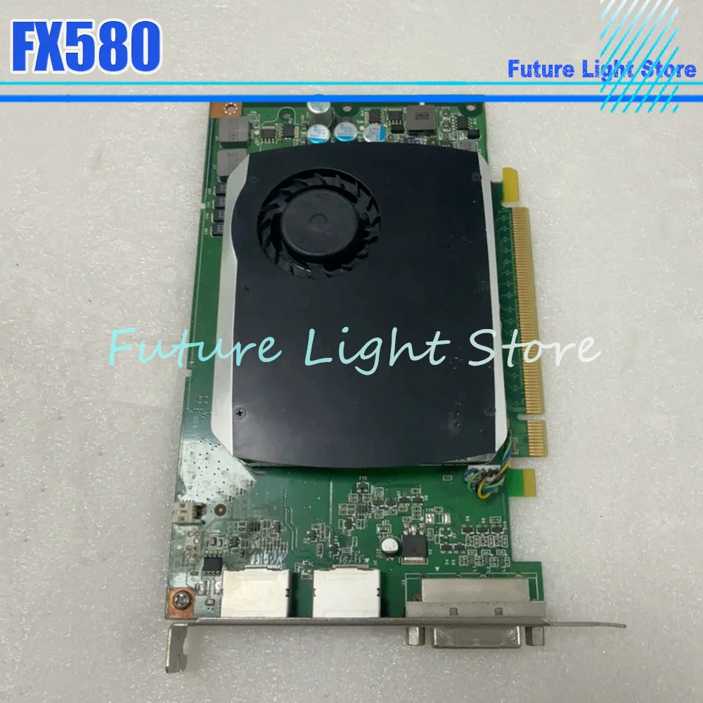 FX580 Professional Graphics Card 512MB Dual DP+DVI Interface