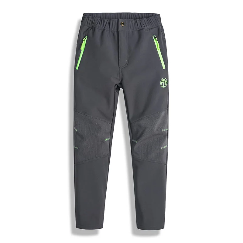 Winter-Kinder-Outdoorhose Polarfleece-Hose Schnee Mädchen Jungen Wasserdichte Winddichte Skihose – Detail 2