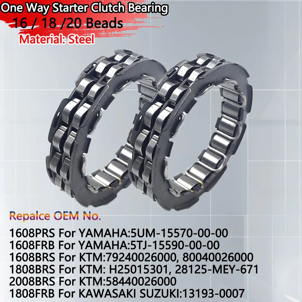 Overrunning Clutch For KTM XC XCF EXC HONDA CRF HUS FC FE GAS EC EX MC YAMAHA WR250 YZF KLX DRZ One-Way Starter Clutch Bearing