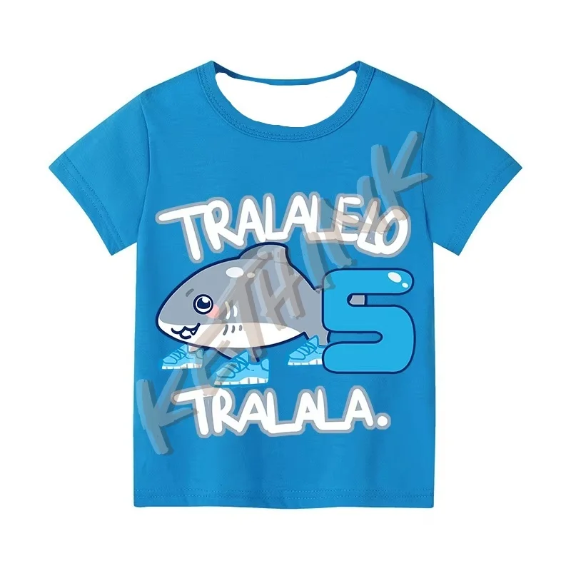 

Футболка Tralalero Tralala с забавной акулой и мем, подарки для мужчин и женщин, модные готические винтажные футболки, повседневная футболка с юмором