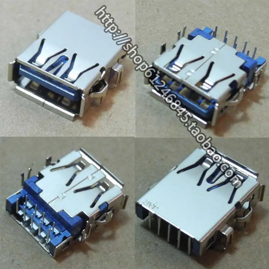 Kostenloser versand für asus n43 n43j n43jq n43sl usb board 3,0 usb schnitts telle blaue schnitts telle jack head connector