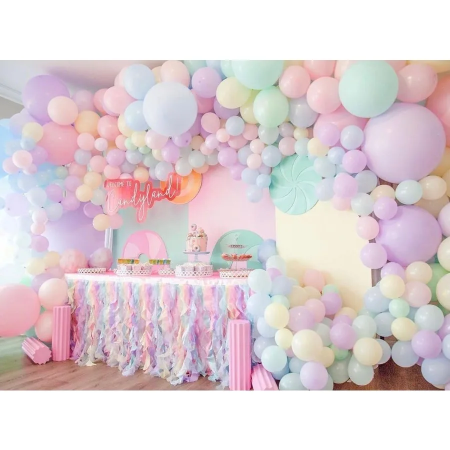 Pastel Rainbow Balloon Arch Kit 162 Stuks Macaron Diverse Kleurrijke Party Ballon Garland Kit voor Baby Douche Bruiloft Engagements