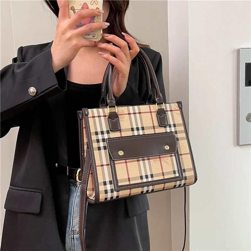 

​ ​ Просторная сумка-трансформер 2025 года, шикарная женская сумка через плечо с верхней ручкой, универсальная сумка-переноска «день-ночь», ручные сумки