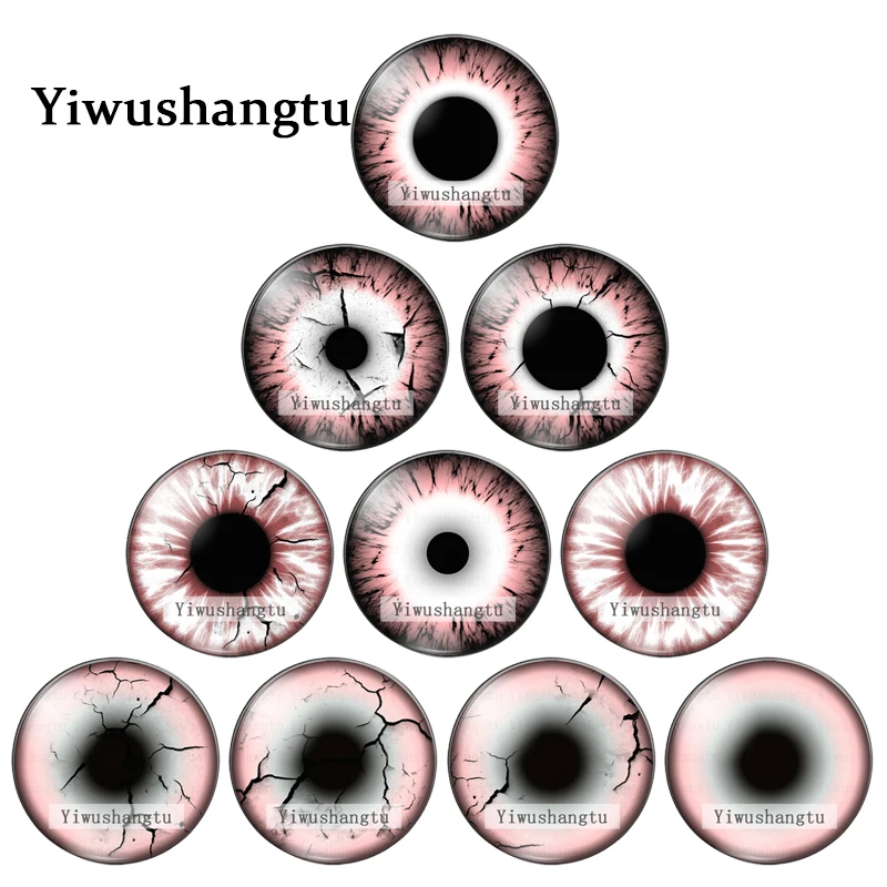 

10 шт., круглые куклы-глазки, 8-30 мм