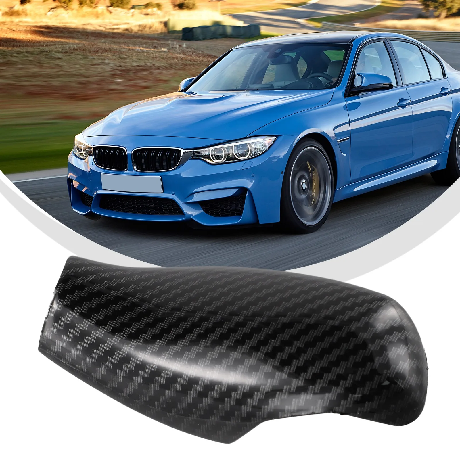 

Car Gear Shift Knob Trim Carbon Fiber Look Cover For BMW For X4 G02 2019-2021 For X3 G01 2018-2021 7 Series G11 G12 2016-2018