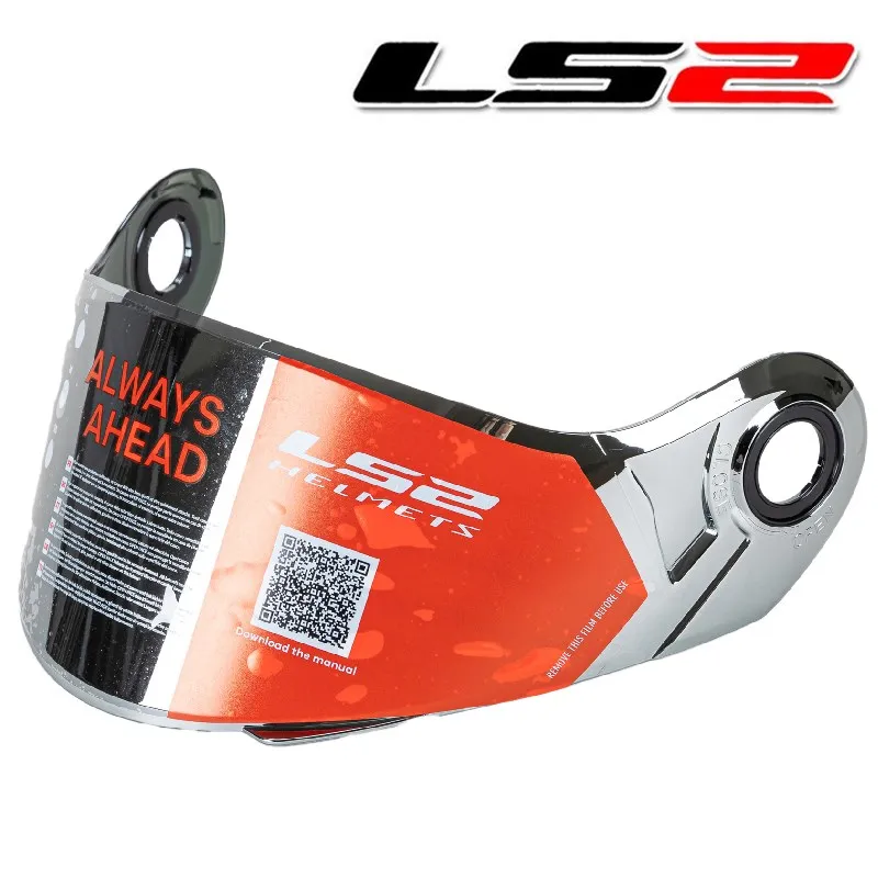 Viseira de Substituição para Capacete LS2 FF370 FF386 FF394, Viseira FF-MHR-50, Proteção UV, Fácil Instalação, Vidro Original