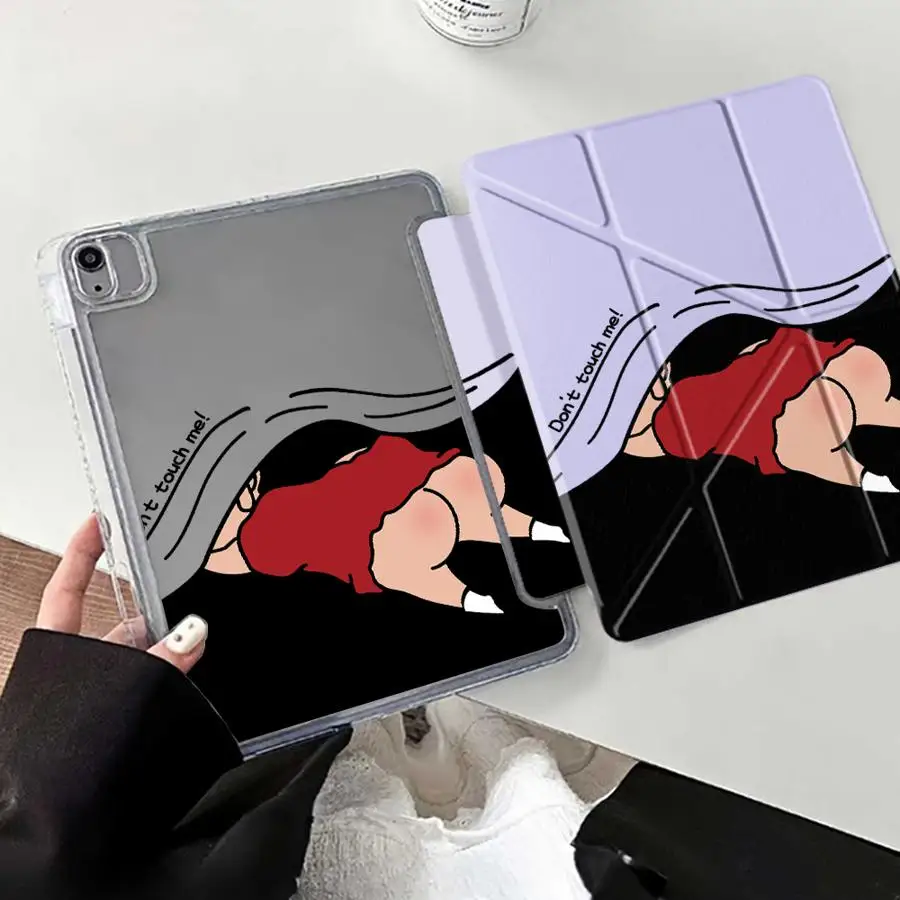 

Y-Fold Holder Cover Tablet Case For iPad Pro 2025 Pro 11th 10th 9th 8th 7th 12.9inch Mini 6 7 Air 4 5 M3 M2 1 2 M4 11inch Crayon