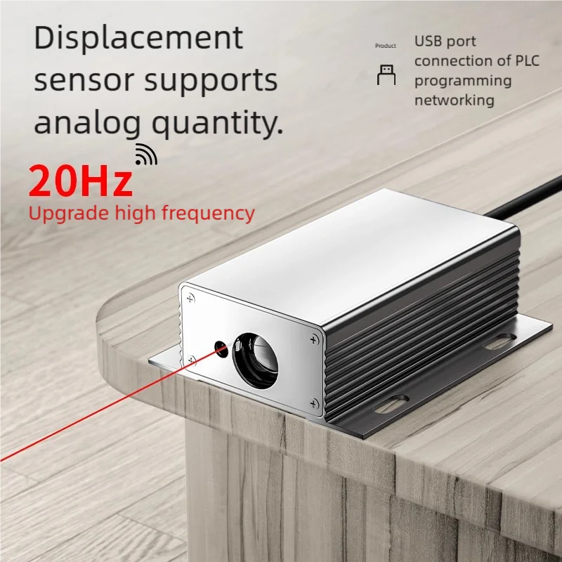 5PCS Up To 100M Indoors Laser Ranging Sensor Industrial Module High Precision Analog Quantity Output Serial Port Analog Range