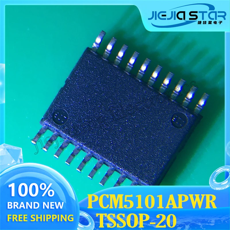 Electrónica PCM5101APWR PCM5101A, nuevo Chip convertidor de TSSOP-20 Digital a analógico, Stock Original, 3 ~ 10 piezas, envío gratis