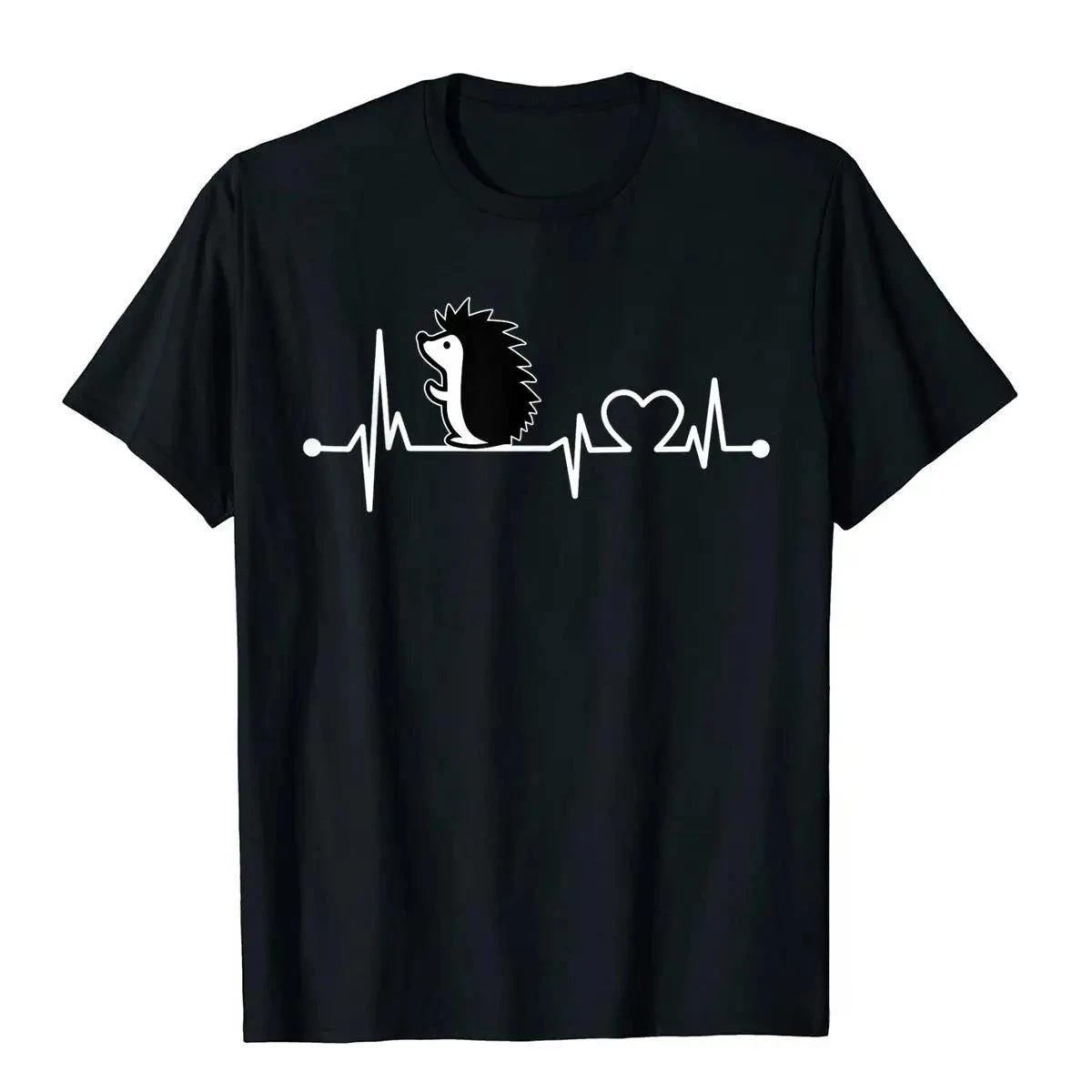 Igel Herzschlag T-shirt Spaß Tier Liebe Geschenk Gewöhnliches T-shirt Top T Frauen Kleidung Mode Grafik T Shirts Sommer Y2K Top