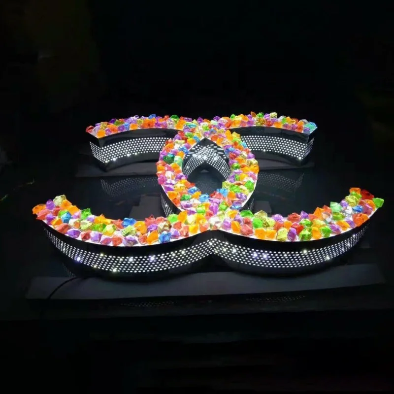 Customized 3D LED Outdoor Signage Alphabet Design Company Headlights Side & Backlight for Advertising