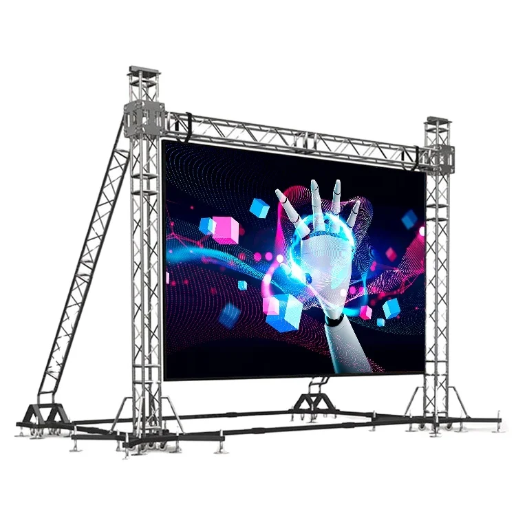 Full Color 3840HZ Rental Led Display High Performance Indoor Outdoor 500x1000mm Die Cast Aluminum Led Video Wall Display Screen