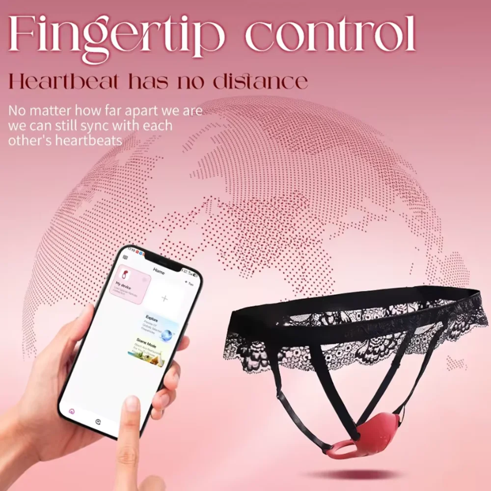 App Control Wearable Panty Vibrator for Women Clitoral Stimulator 9 Vibration Modes Quiet Female Masturbator Sex Toy for Couples 5