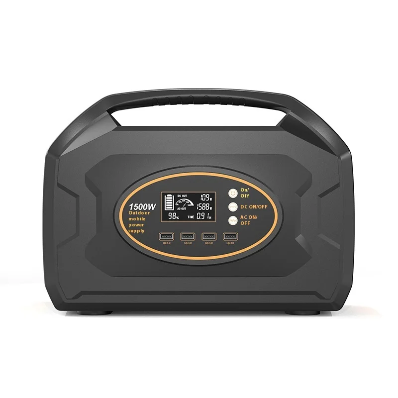 

Portable Power Station 1000Wh 1500Wh Solar Generator with LiFePO4 Battery Home Outdoor Camping Emergency Backup Power