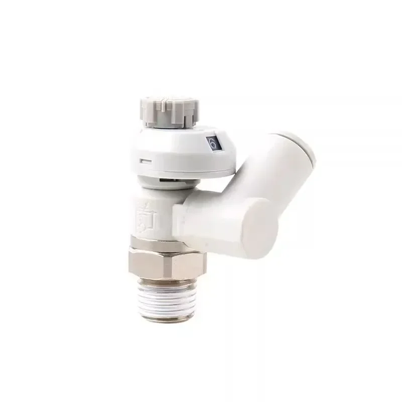 Válvula de mariposa de escape SMC con escala AS1301/2301/3301FS-M5/01/02/03 -04/06/SA