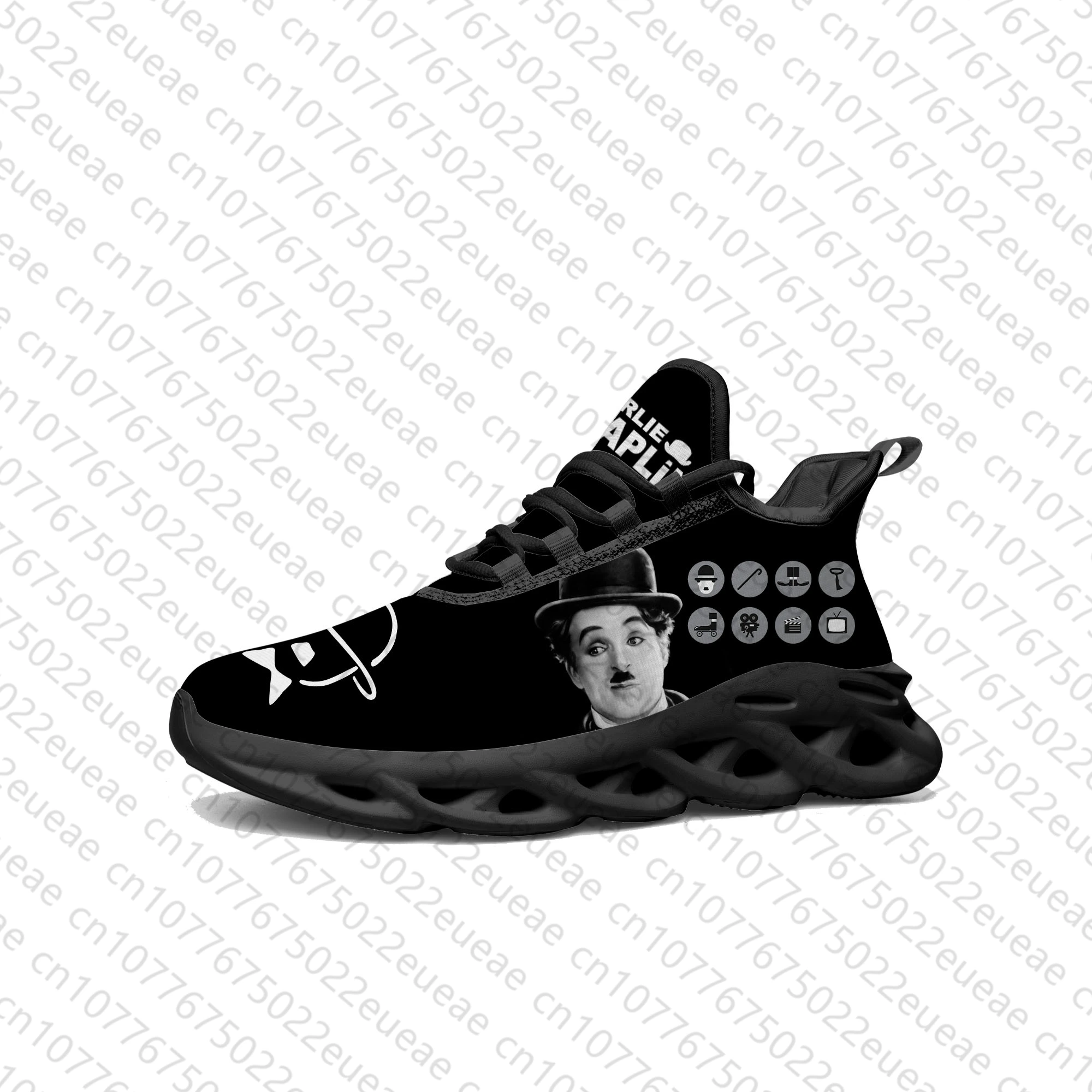 Charlie Chaplin Flats Sneakers Mens Womens Sports Running Shoes High Quality Sneaker Lace Up Mesh Footwear custom made Shoe