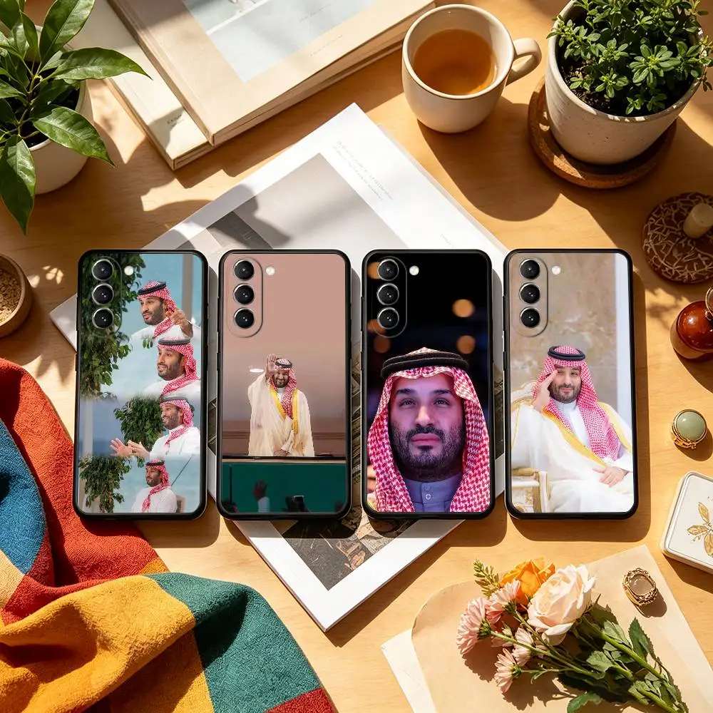 S-Salman Of Saudi A-Arabia  Phone Case Black Silicone Soft For Samsung S26,S25,S24,S23,S22,S21,S30,Ultra,Plus,Fe,Lite