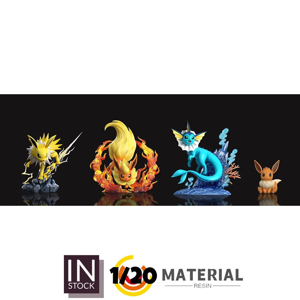 [PREORDER] 1/20 Resin Figure [STS] - Eevee & Vaporeon & Jolteon & Flareon SET