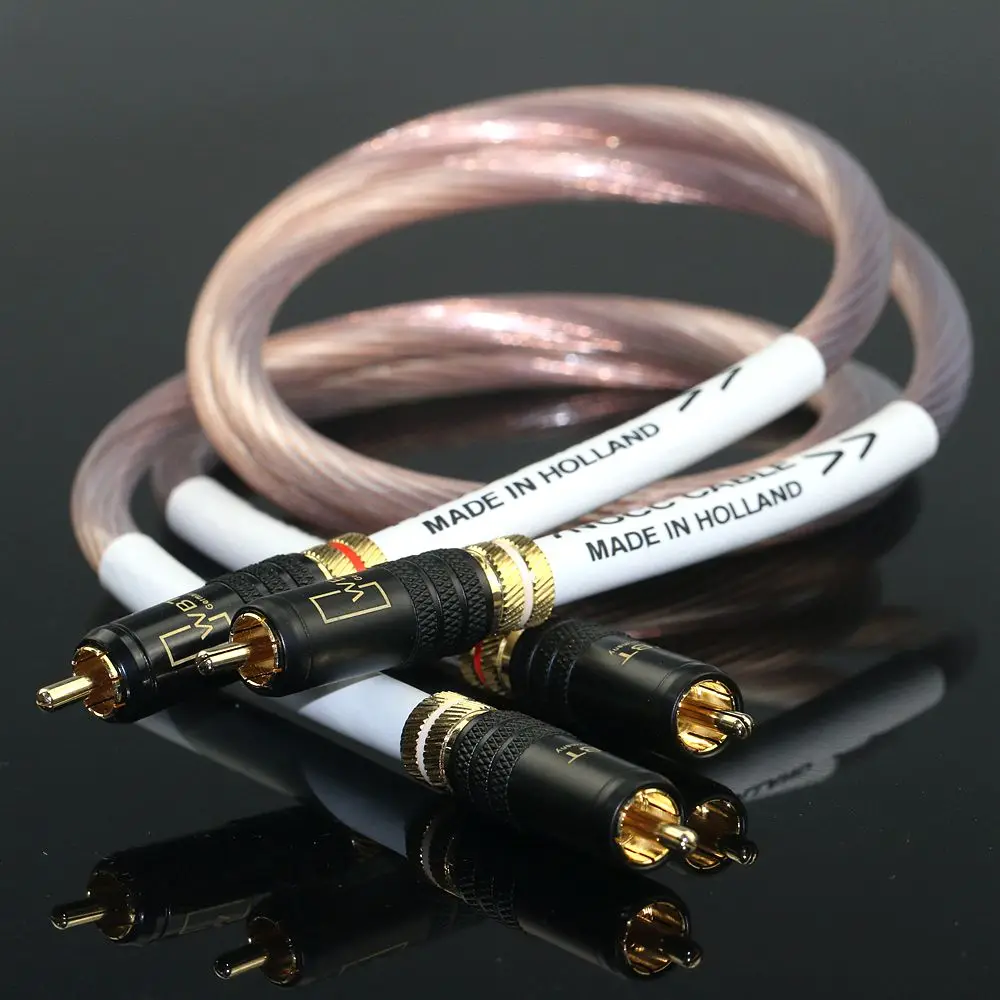 High end meeaocc 7NOCC single crystal copper CD player, dual lotus RCA audio cable, gallbladder machine connection cable