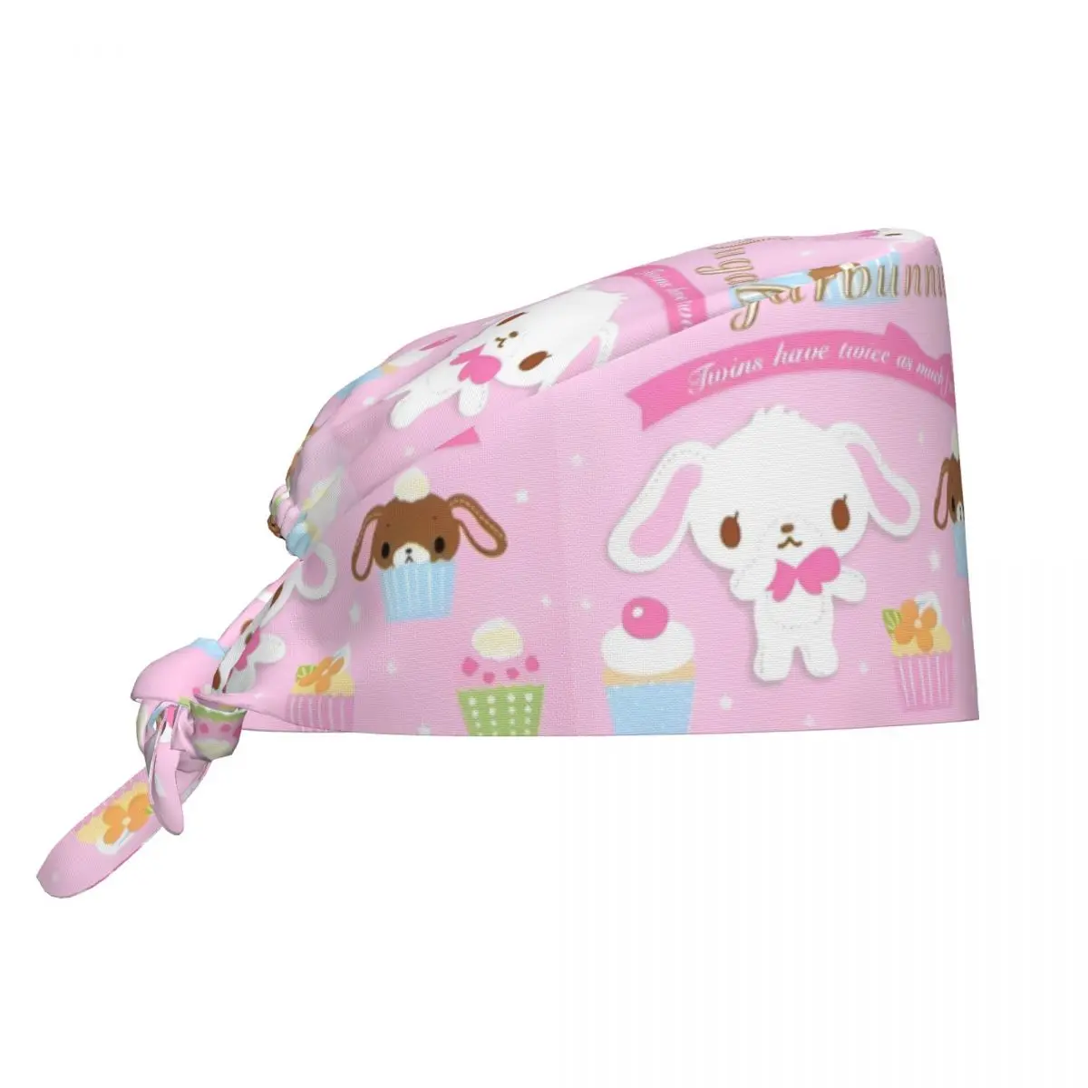 Gorros quirúrgicos con dibujos de conejitos de azúcar para mascotas, gorros quirúrgicos para enfermera, dentista, Spa, gorros de trabajo, sombrero Vintage para hombres y mujeres