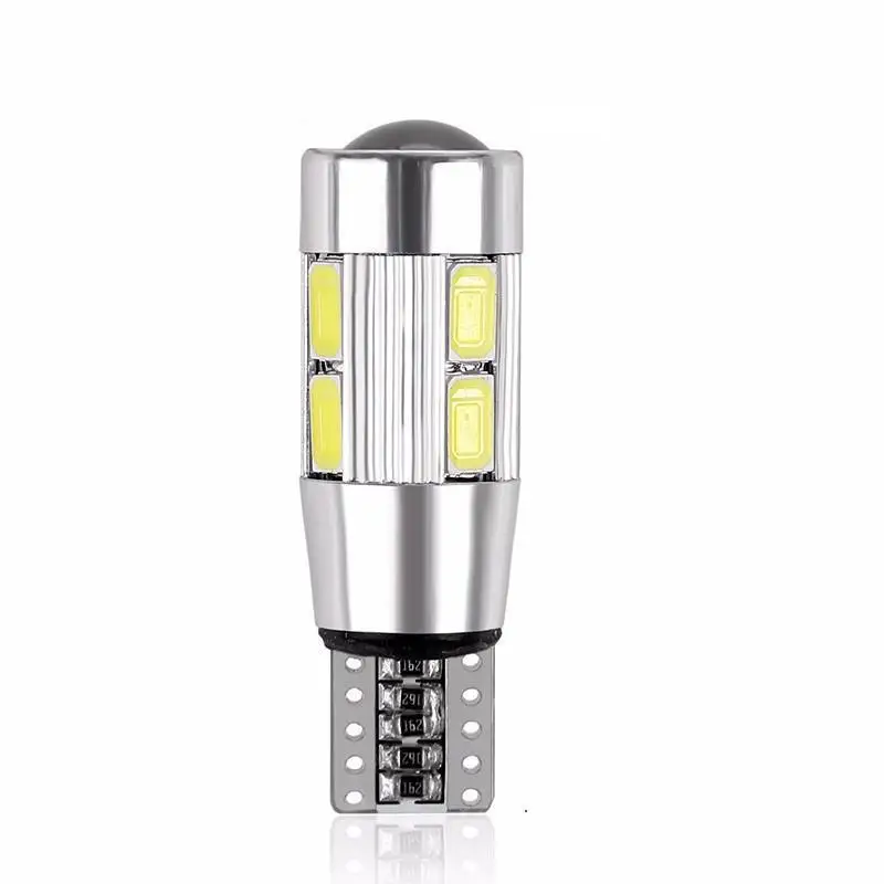 2PCS T10 White 5630 LED 194 W5W 10 SMD Canbus Error Free Car Side Wedge Light Bulb LED Car Headlights Car Lights