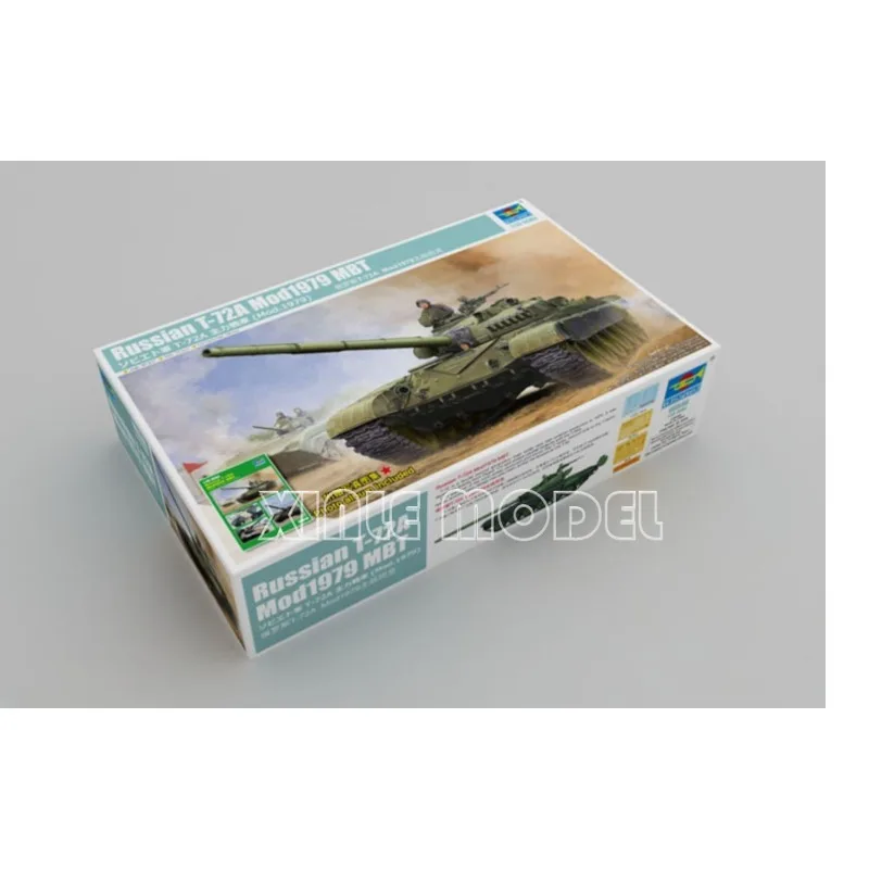 Trumpeter Kit de modelo de tanque ensamblado de plástico 09546 ruso T-72A Mod 1979 1/35