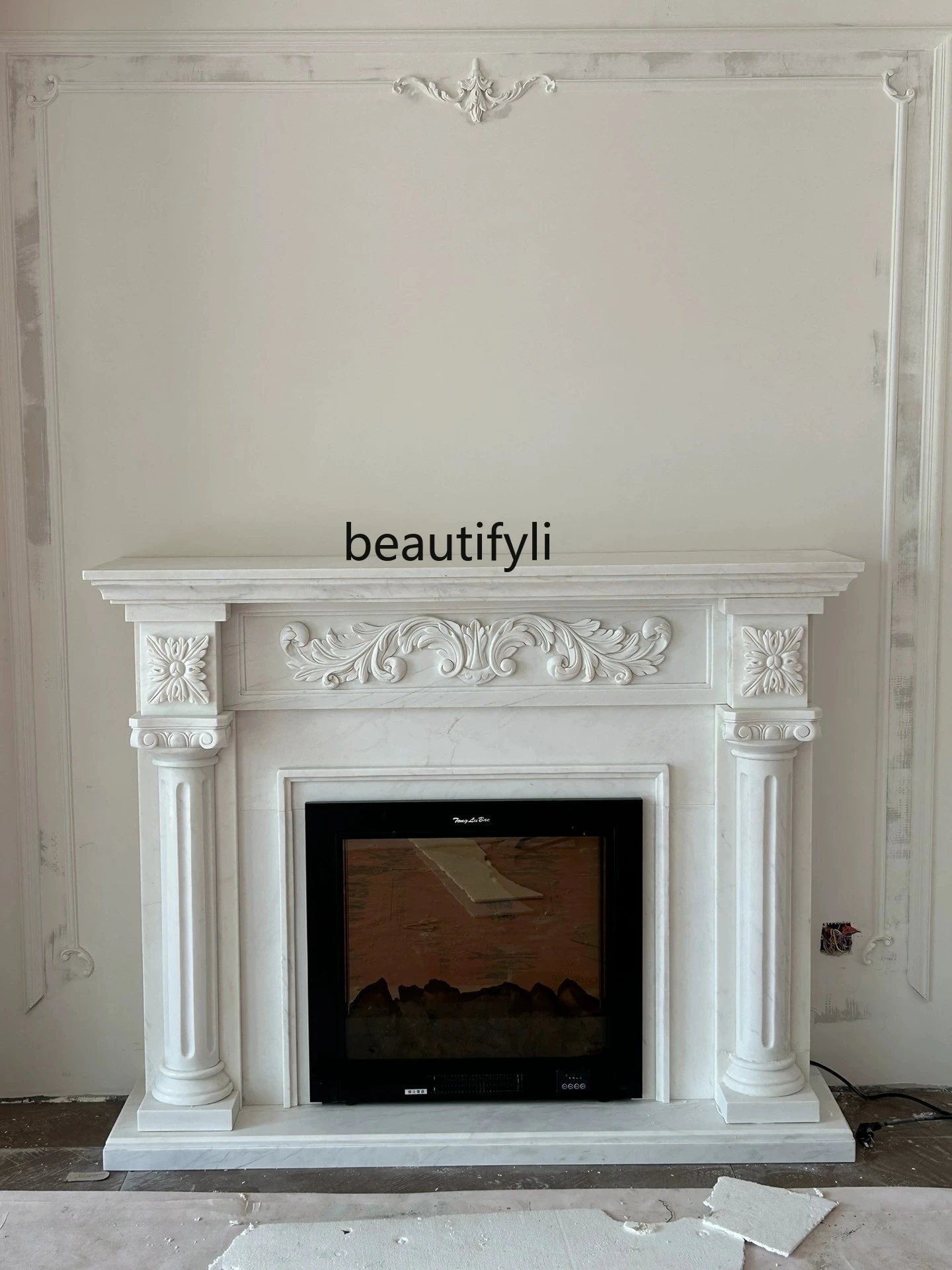 

Fireplace 1.2/1 meters American fireplace decorative cabinet French electric fireplace simulation fire heating furnace