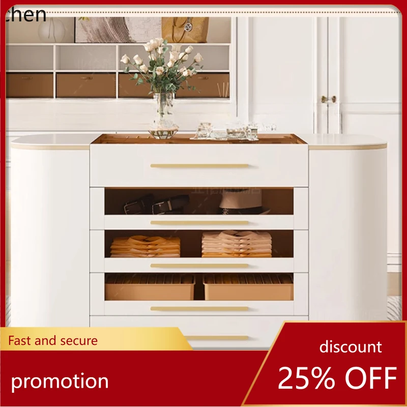 

ZMLcloakroom Nakajima island double-sided chest combination drawer storage jewelry display cabinet