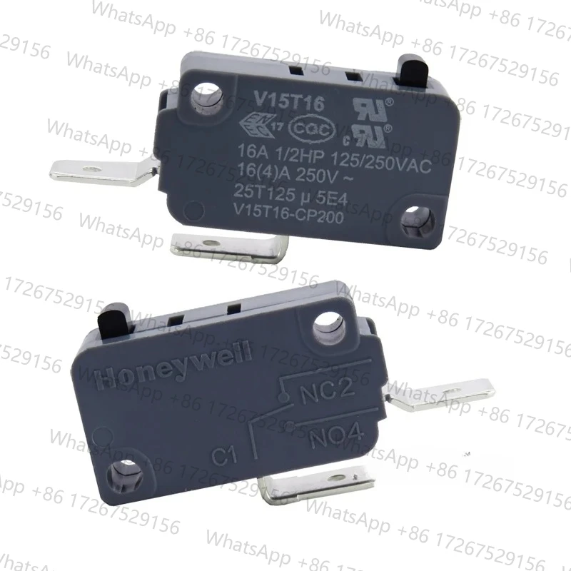 10 шт. микропереключатель V15T16-CP200 NO 2Pin 16A подходит для стиральных машин микроволновые печи рисоварки