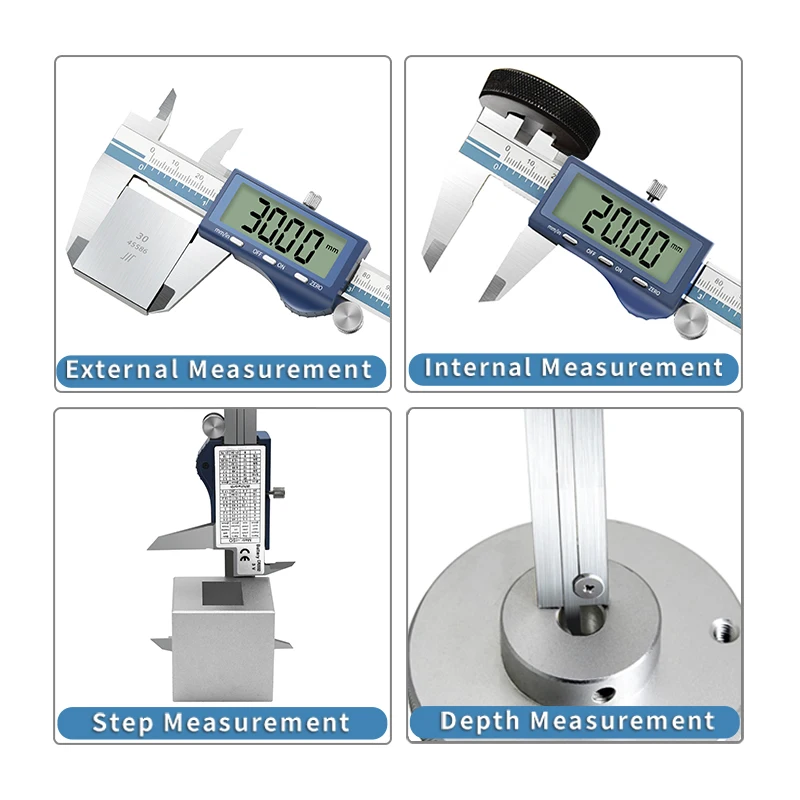 150mm Digital Caliper IP 54 Waterproof 6 inch Caliper Metal Vernier Caliper Manufacturers Measurement Tool