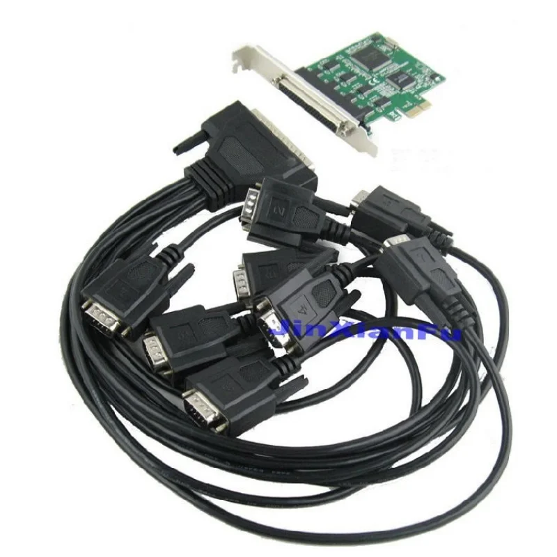 

Z PCI-Express to 8-Ports DB9 Serial RS232 RS-232 COM Adapter Card 16c1058 chip