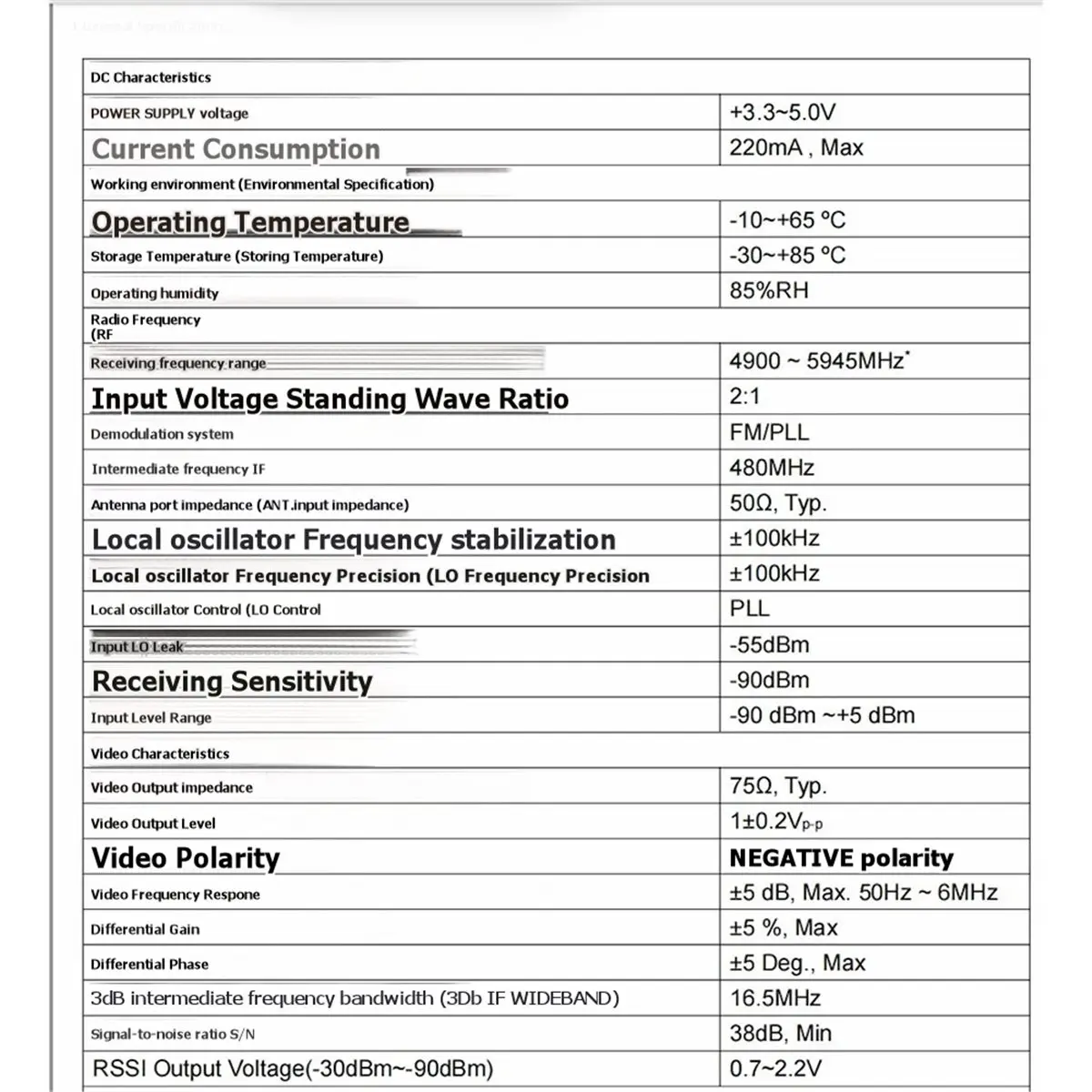 MM238RW 4.9G 5.8G 6.0G Wireless FPV Image Transmission Open Source Receiving SPI High Sensitivity Replacement RX5808