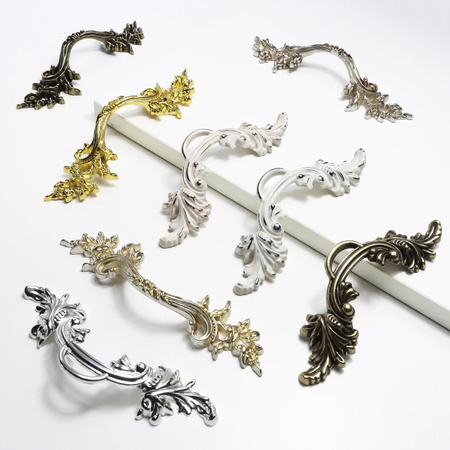 

American Vintage Antique Bronze Cabinet Handles Retro Handles Drawer Knobs Wardrobe Door Pulls Furniture Handles