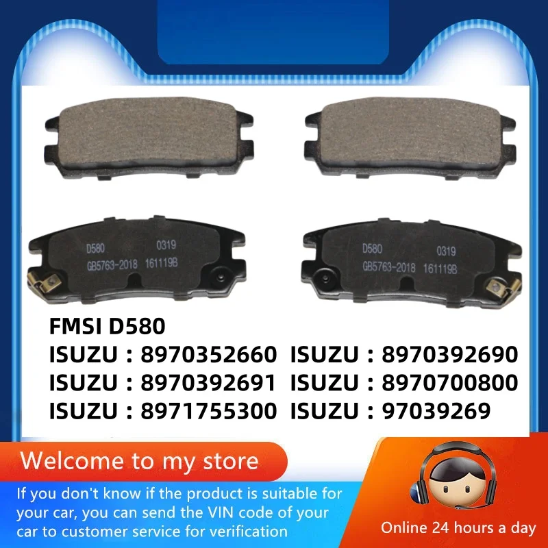 pour-isuzu-axiom-mu-rodeo-tfr-tfs-pick-up-trooper-plaquette-de-frein-arriere-pieces-automobiles-13003