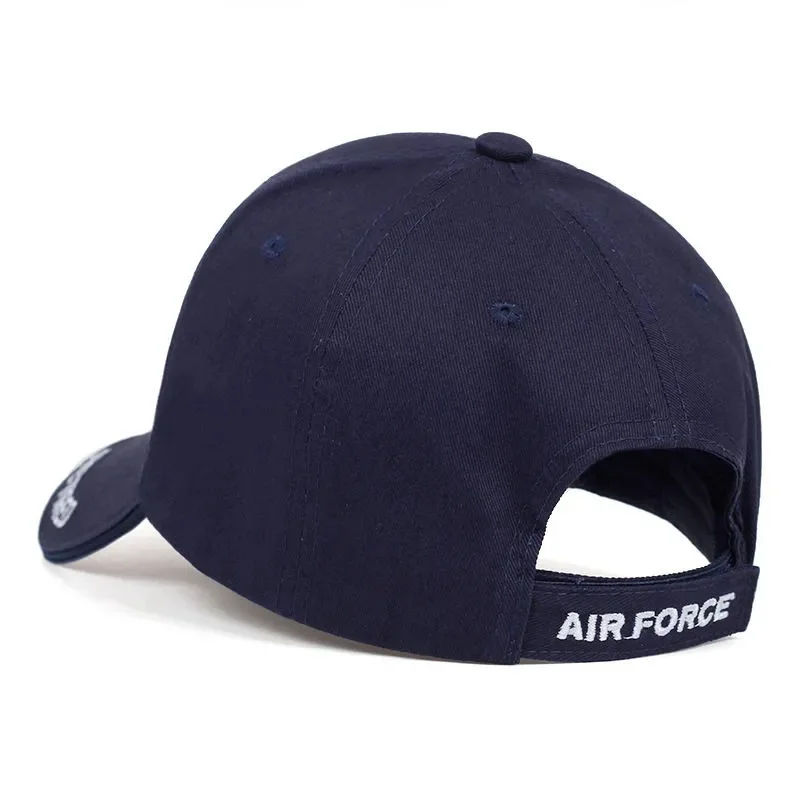 Baseball Cap United States Air Force Wings Embroidered Cap Men\'s and Women\'s Summer Outdoor Sunshade Breathable Sun Hat