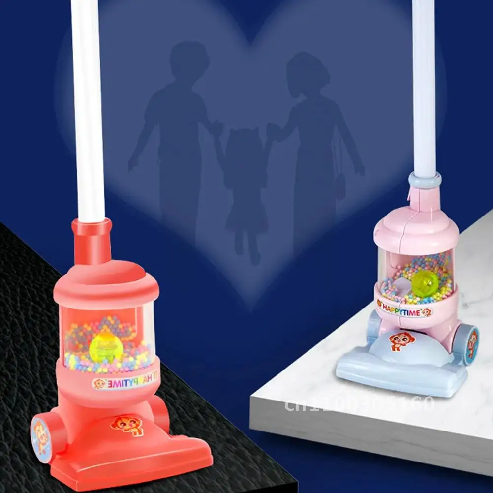 Model Simulation Vacuum Cleaner Baby Girl Toys Home Playset Appliance Plastic Cleaning House Miniature