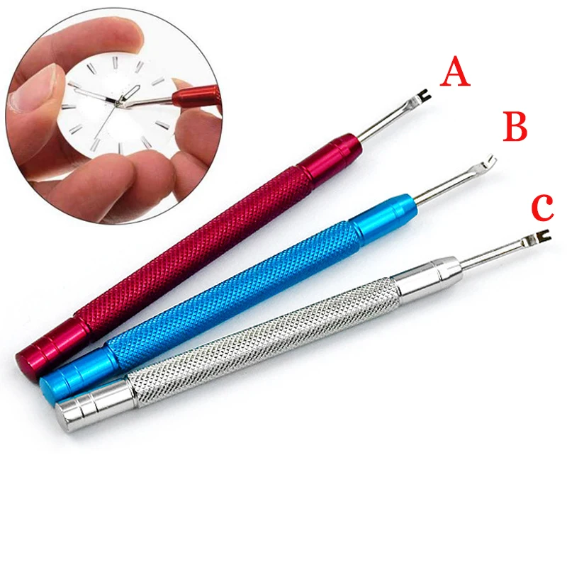 1PCS A/B/C Style Watch Hands Presser Remover Watch Needle Pressing Setting Removing Tool Aluminum Alloy Steel Watch Repair Tool