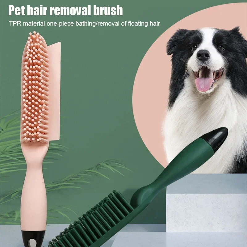 Dog Brush Pet Hair Remover Massage Cat Brush Dog Comb Dog Grooming Dogs Combs Clothes Hair Collector Wool Sticker Pet Supplies