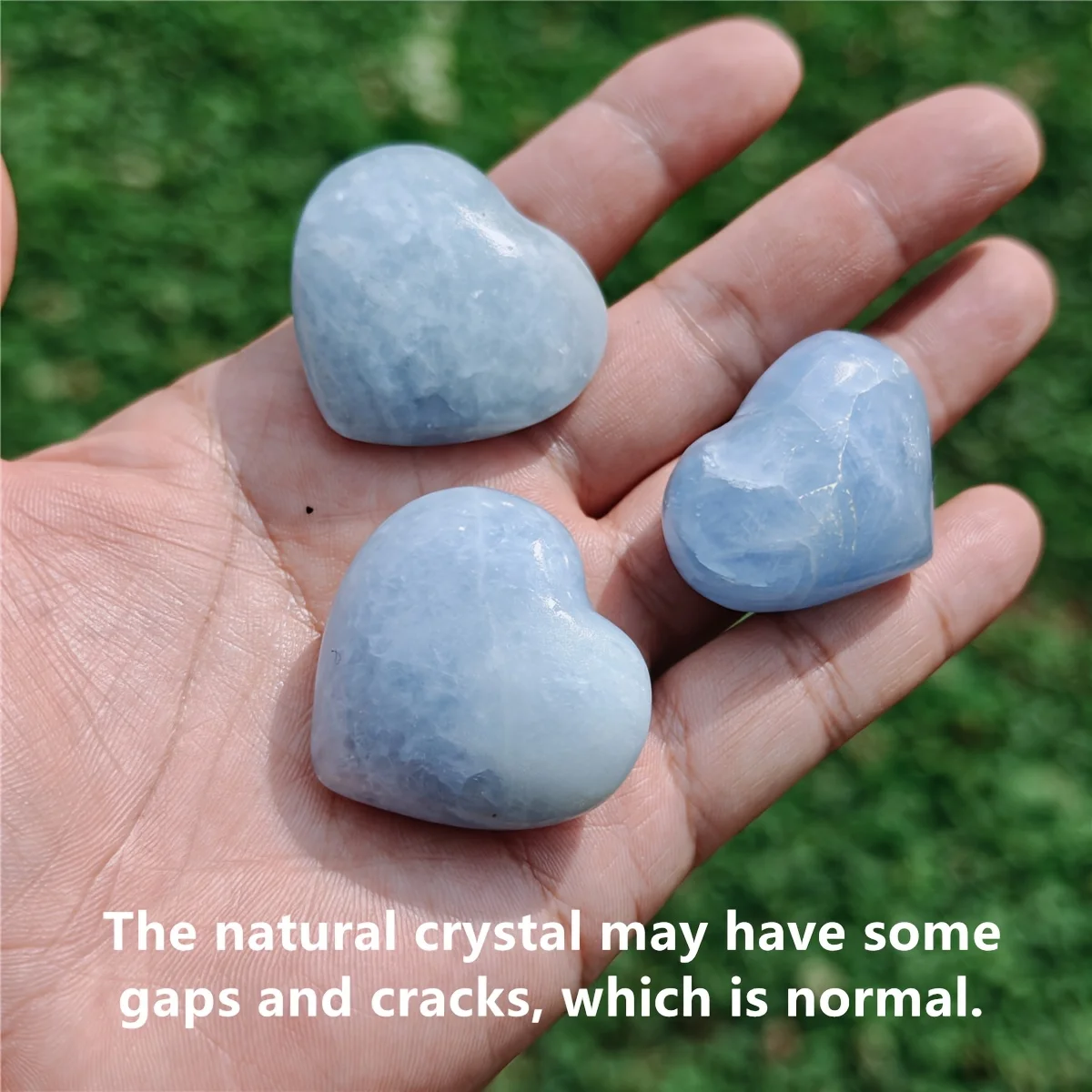 1 قلب اللازورد الطبيعي - شبكة ناعمة ومصقولة للتأمل والريكوشيه والديكور المنزلي - هدية خاصة مثالية