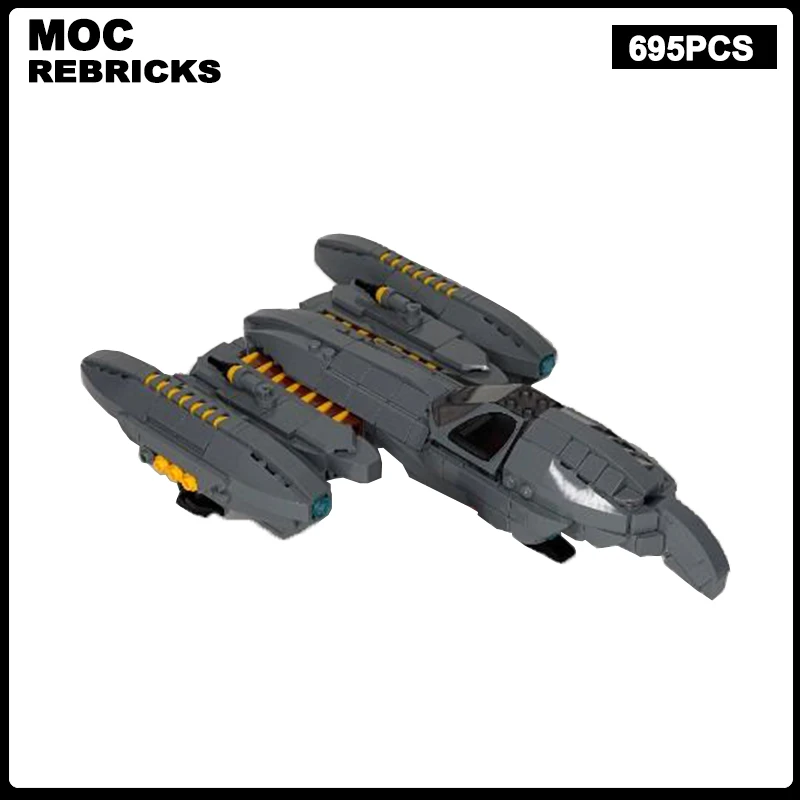 Science Fiction Film Series Starfighter 119253 MOC Building Block Assembly Model Brick Toys Children's Christmas Gifts