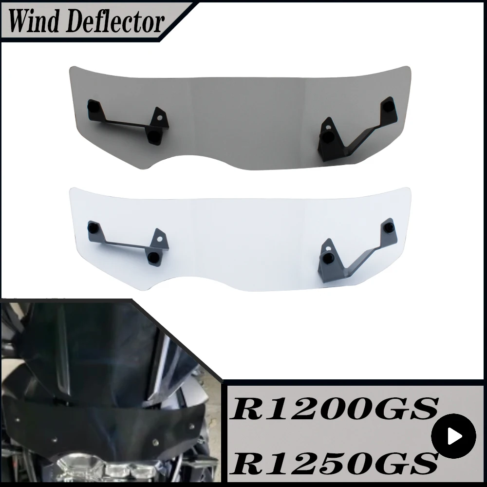 For BMW R1200GS R 1200 GS LC Adv R1250GS R1250 Adventure 2013 - 2017 Motorcycle Windshield Windscreen Wind Deflector Extension