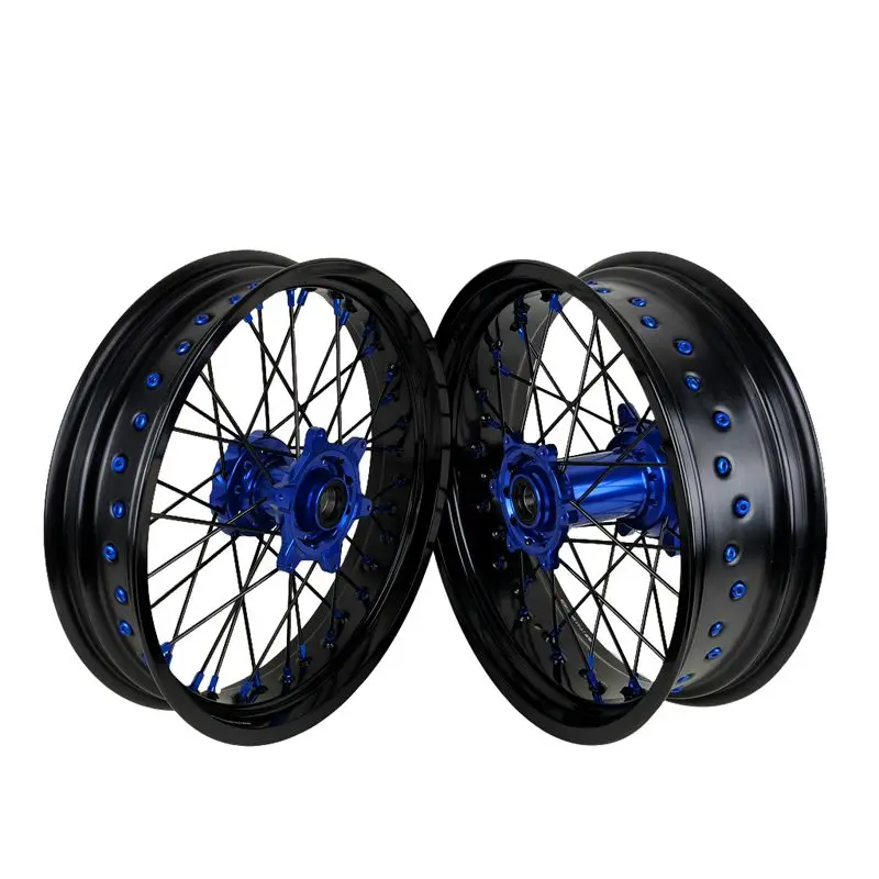 Suit for Husqvarna Fe 250 2017 Forge Motorcycle Spoke Wheel Sets for Supermoto Rims