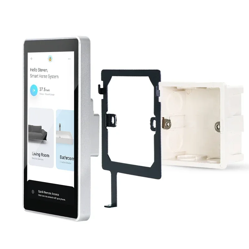 Лидер продаж, роскошный алюминиевый корпус, 5,5-дюймовый источник постоянного тока, Android 11 OS, умная настенная панель управления, ПК, Poe, планшет