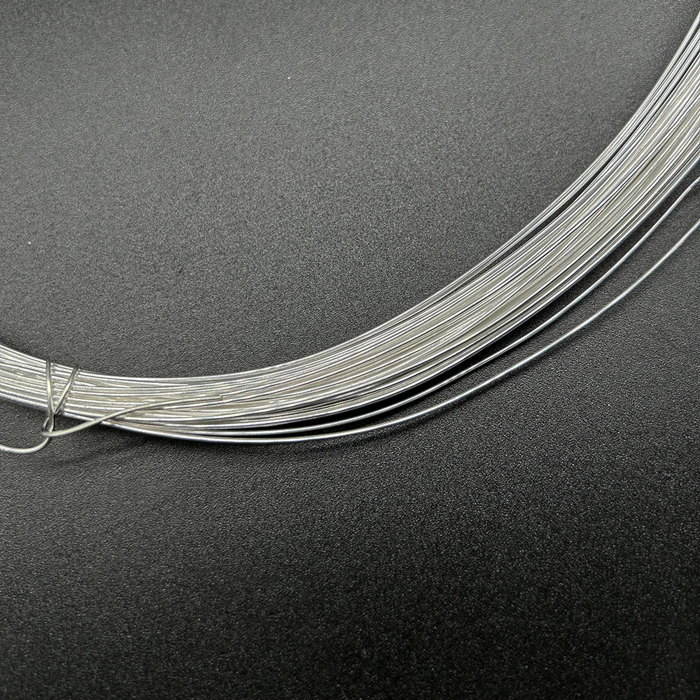 Bare Silver-plated Copper Wire High conductivity Silver-plated Copper Cable Jumper 0.4mm 0.5mm 0.8mm 1.0mm 20 meters/bundle