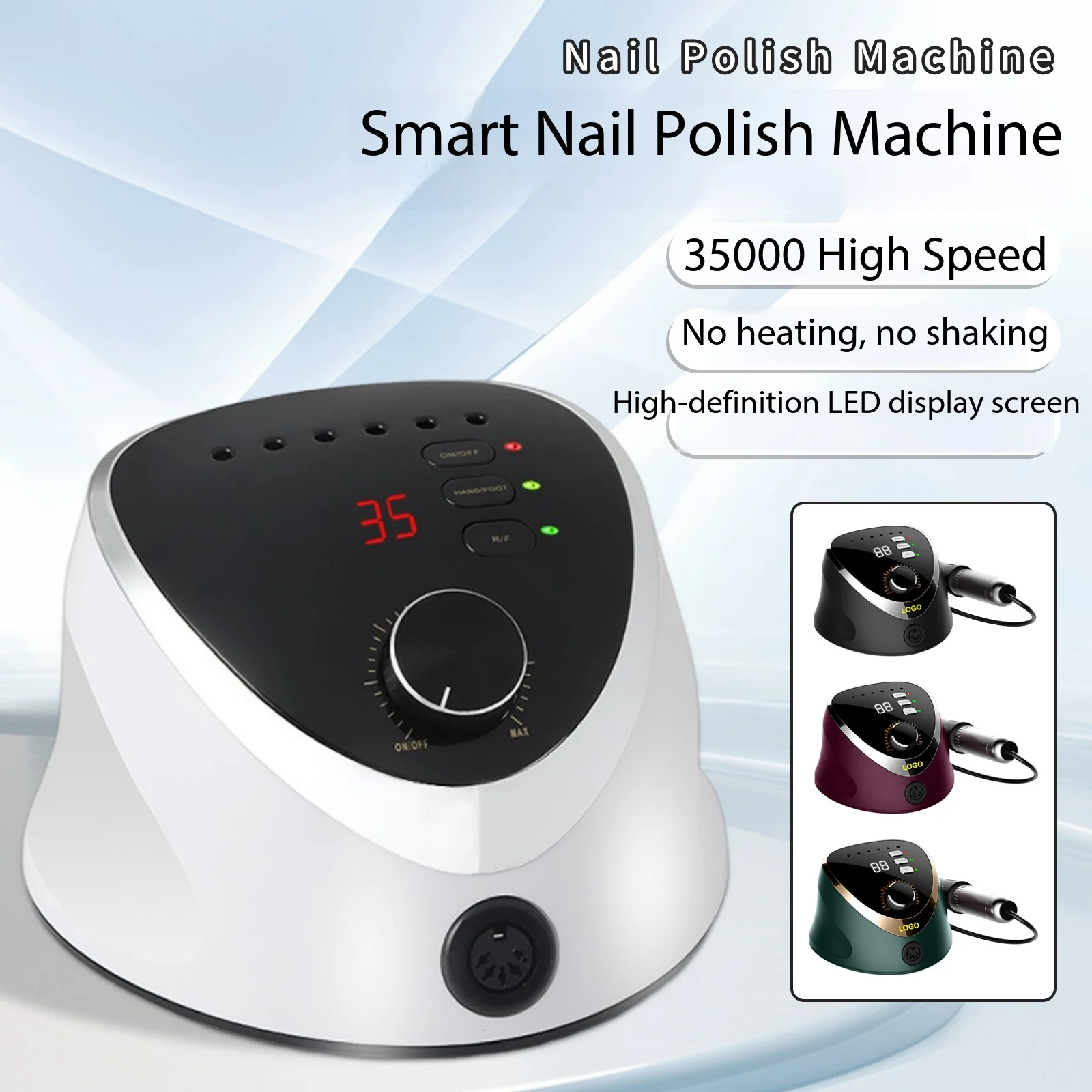 35000 rpm powerful nail polisher, nail remover grinder