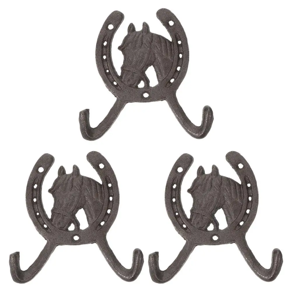 

3 Pcs Wedding Decoration Hooks Iron Home Garden Tools 12 3x12cm Multi function Wall Coat Rack Hanger Clothes ganizer Hat